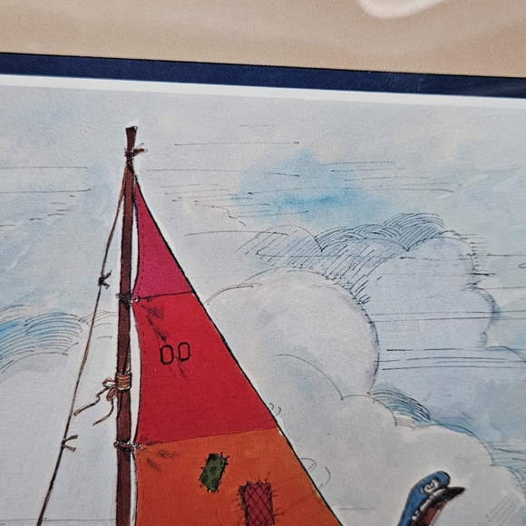 Vintage Gary Patterson Gallery Collection #81085 “Coming About” 1980 USA 8x10 - Picture 7 of 12